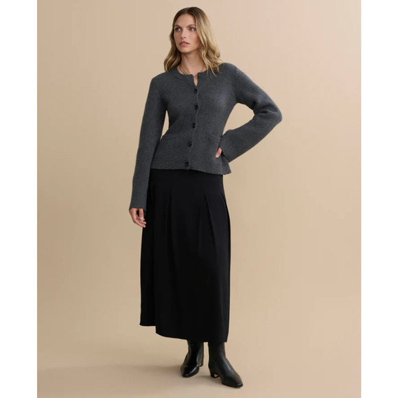 Jenni Kayne Cooper Cardigan Dark Grey M - Picture 3 of 9